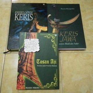 [FULL WARNA] PAKET 3 ENSIKLOPEDI KERIS + KERIS JAWA + TOSAN AJI