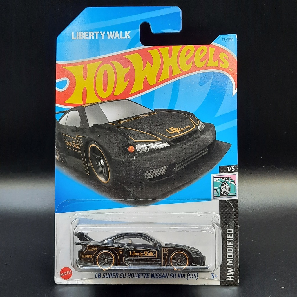 Hot Wheels LB Super Silhouette Nissan Silvia S15 Hitam LBWK