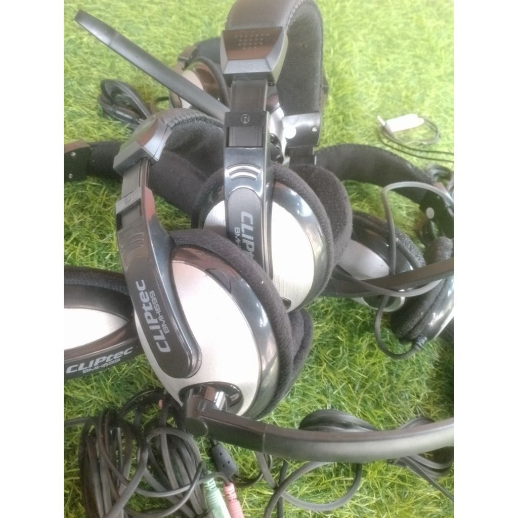 Headset Gaming Cliptec + Mic | Suara Jernih | Bisa Buat Hp & Komputer