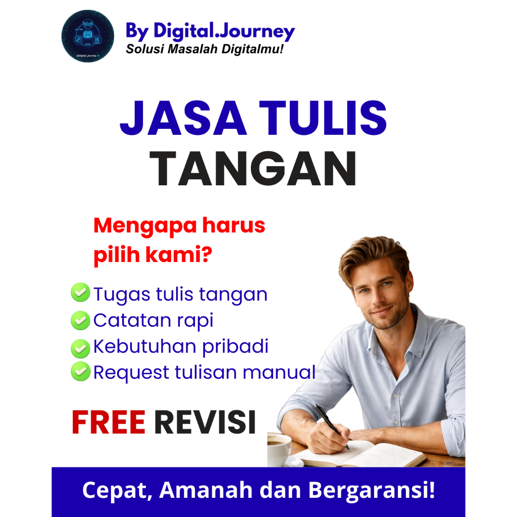 JASA TULIS TANGAN RAPI MANUAL UNTUK TUGAS KULIAH SEKOLAH DAN CATATAN