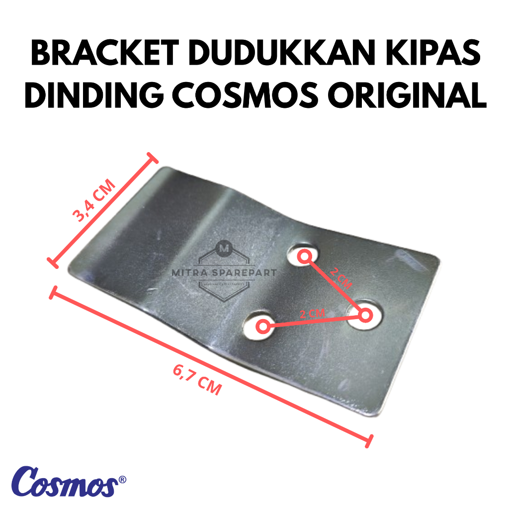 BRACKET PENAHAN DUDUKAN KIPAS DINDING COSMOS