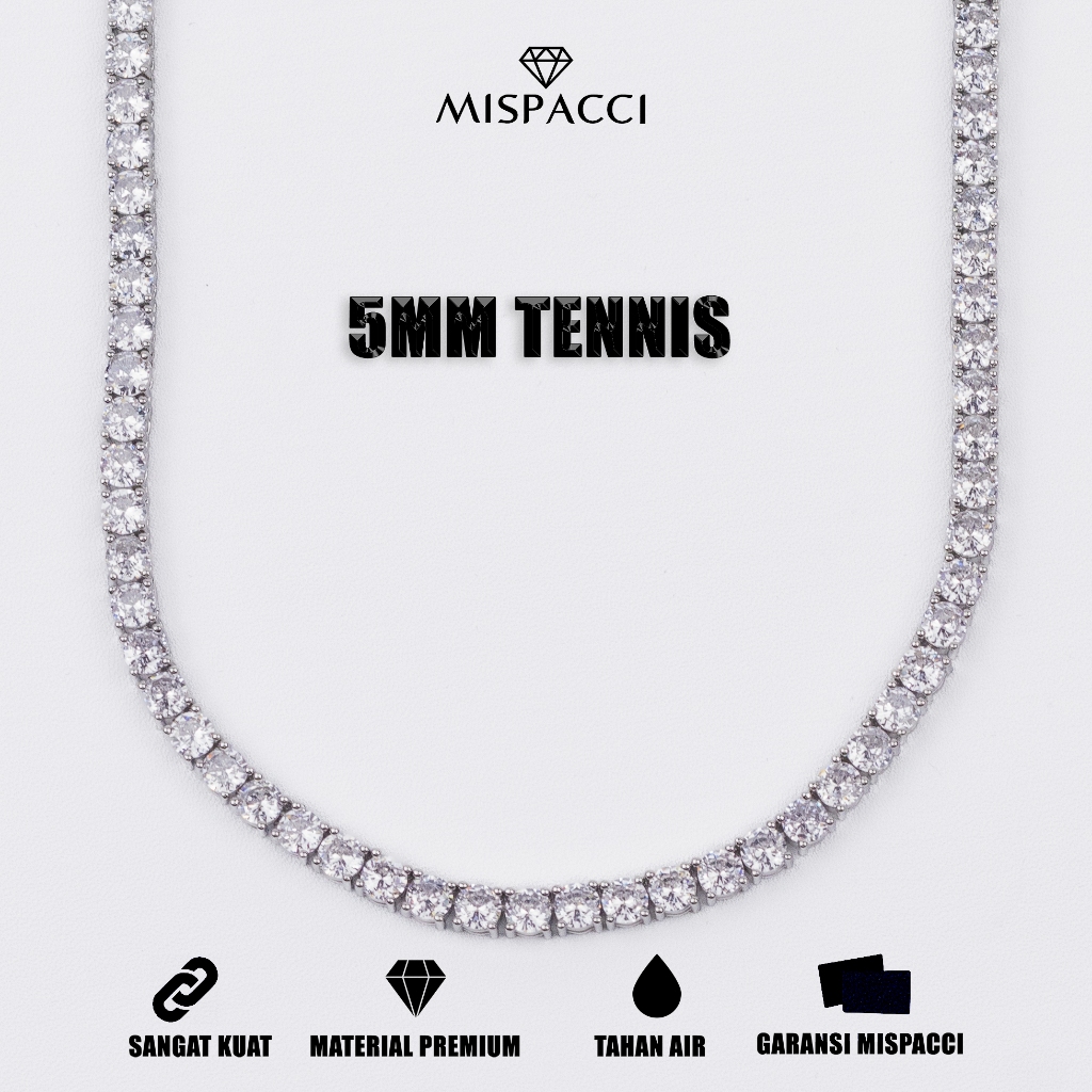 Mispacci - Kalung 5mm Tennis Chain