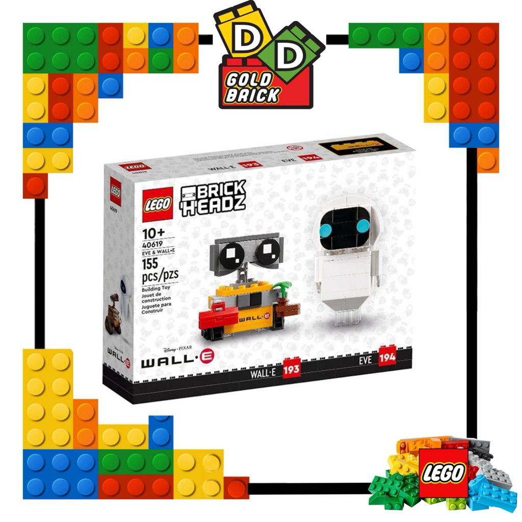 lego Brickheadz 40619 - EVE And Wall E