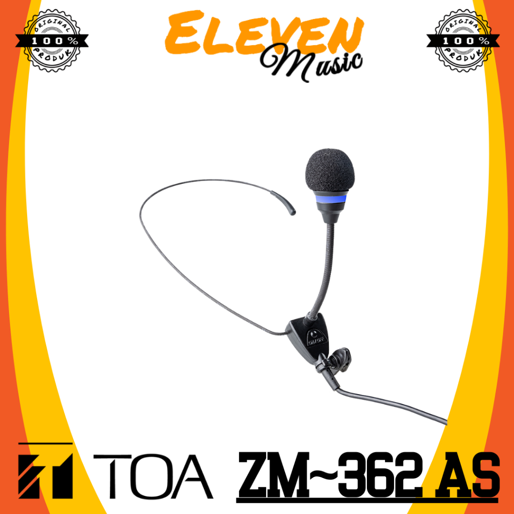 Toa ZM-362-AS Neck Worn Microphone ZM362AS Mic Condenser Leher
