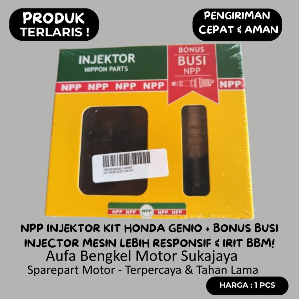 NPP Injektor Kit Honda Genio + BONUS BUSI Injector Motor Honda KOJ