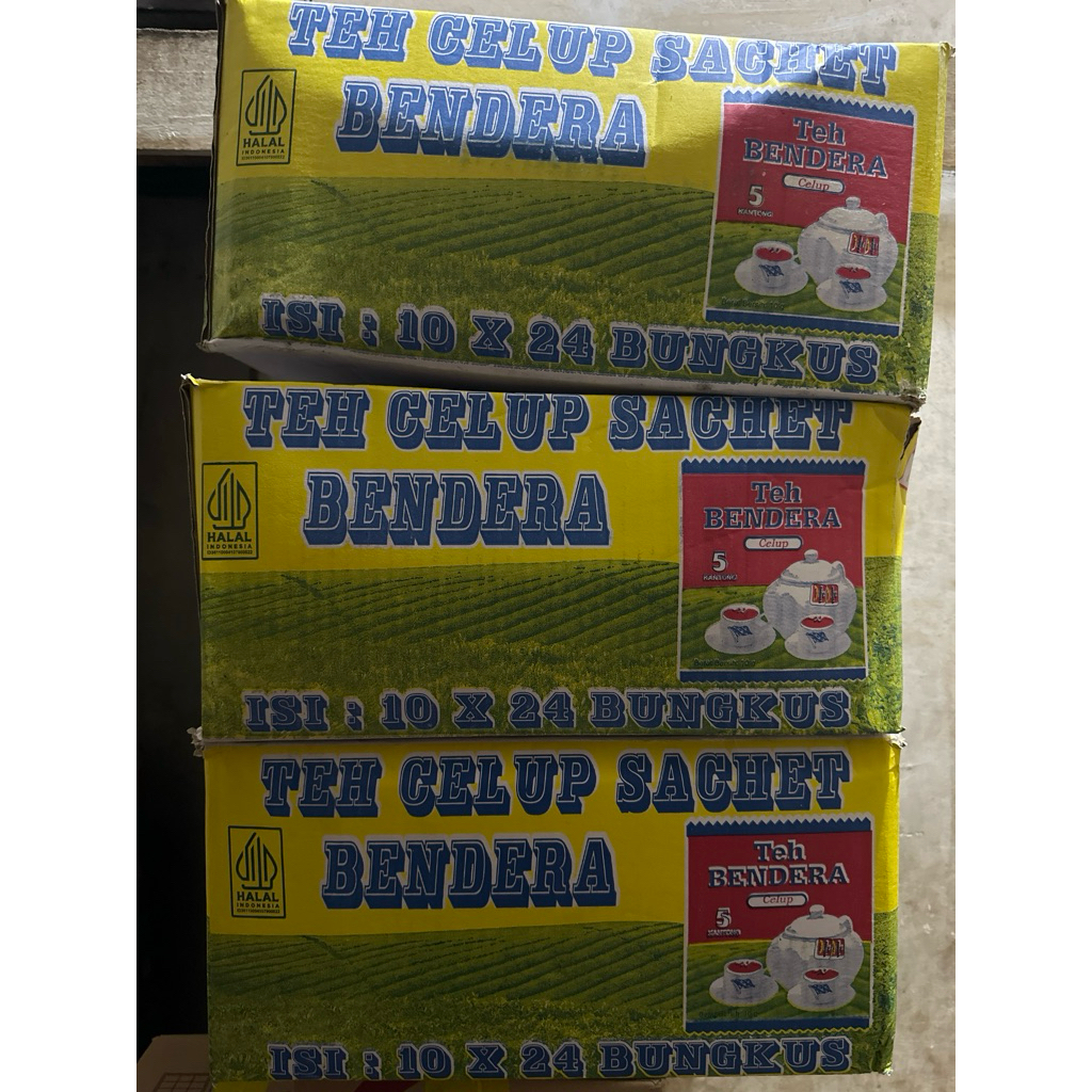 teh bendera sachet celup isi 10