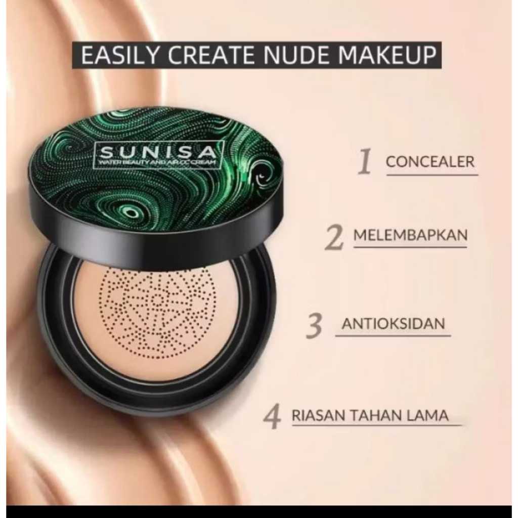 BEDAK SUNISA VIRAL/ SUNISA  ORIGINAL/ BEDAK SUNISA/SUNISA Air Cushion BB Cream foundation