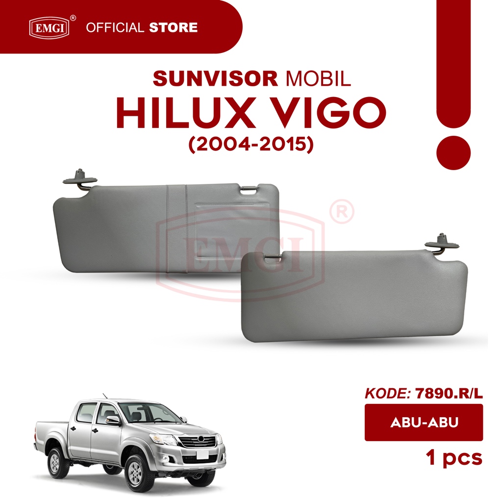 EMGI - Sun Visor Mobil Hilux/Fortuber/Innova 2004 2005 2006 2007 2008 2009 2010 2011 2012 2013 2014 