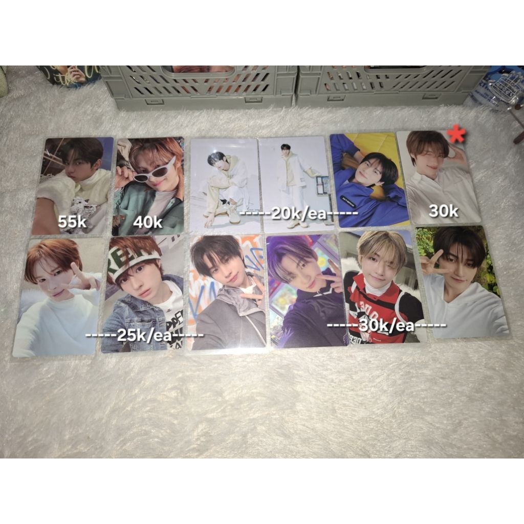 Photocard tws official Shinyu Dohoon Jihoon Youngjae Hanjin kyungmin