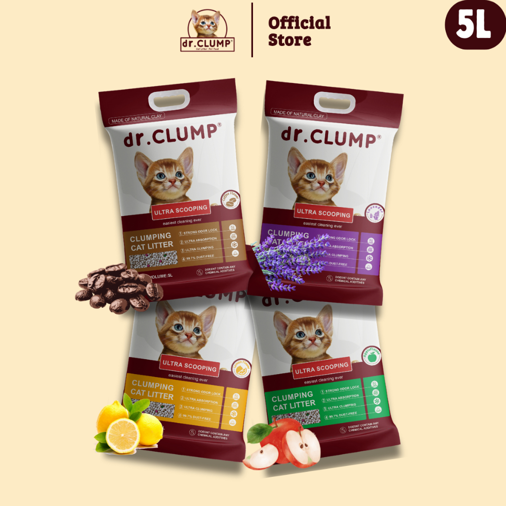 Pasir Bentonite Premium dr. CLUMP 5 Litter