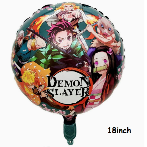 balon foil demon slayer 18inch foil balloon anime