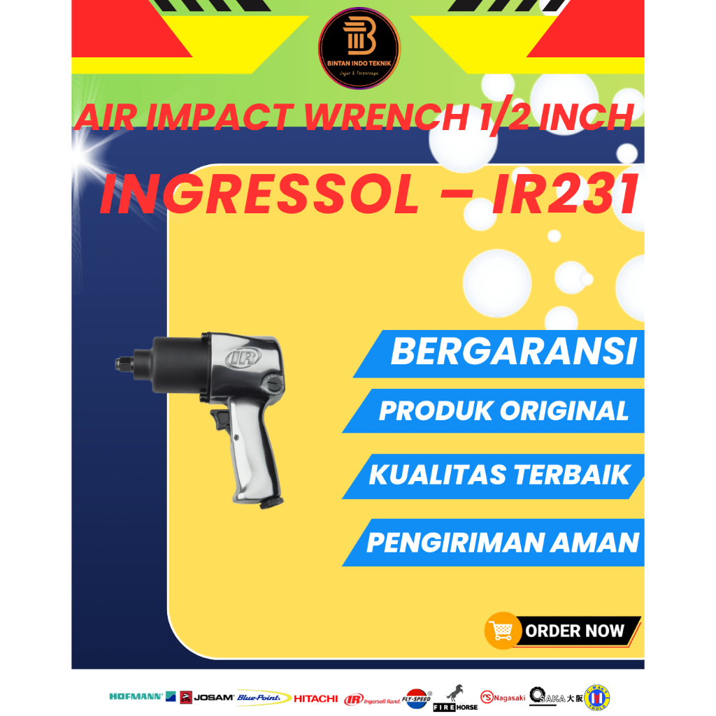 Air Impact Wrench 1/2" Ingersoll Rand IR231