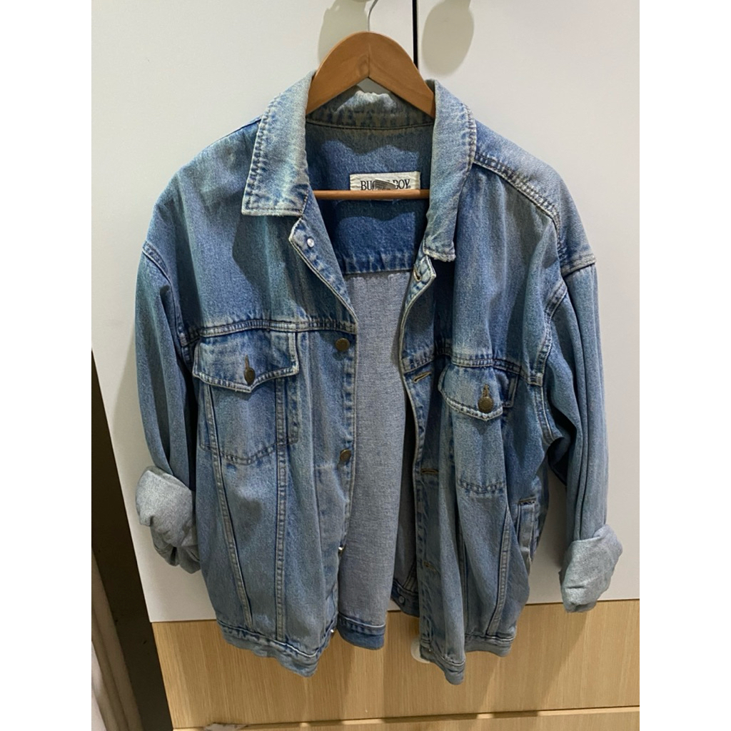 bugle boy denim jacket preloved/ oversize denim jacket