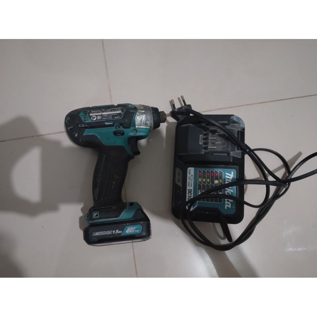 Impact driver Makita screw driver obeng baterai 12v