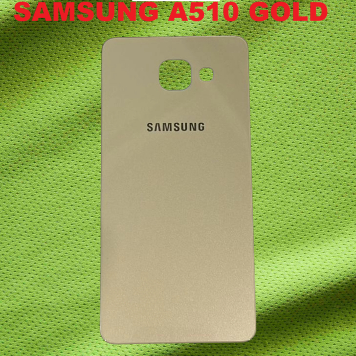 CASING BELAKANG,BACK DOOR,BACK COVER SAMSUNG A510/A5 2016 GOLD