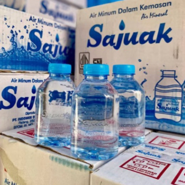 Air Mineral Sajuak 220ml isi 24 Botol Air Minum Kemasan Imlek Lebaran Kecil