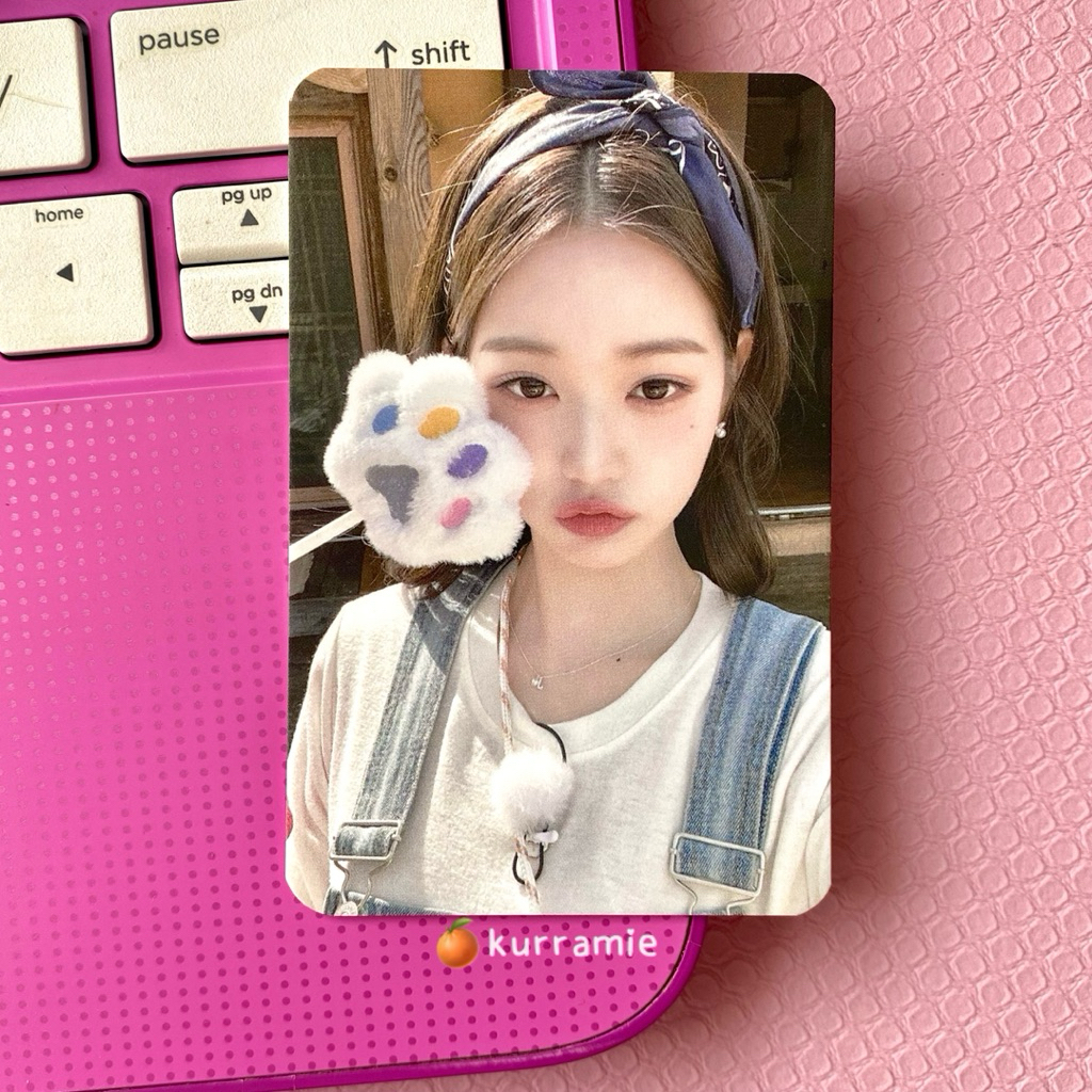 (clearance sell) wts wonyoung ive photocard pob beatroad paw era I'VE pc official benefit br pegang 