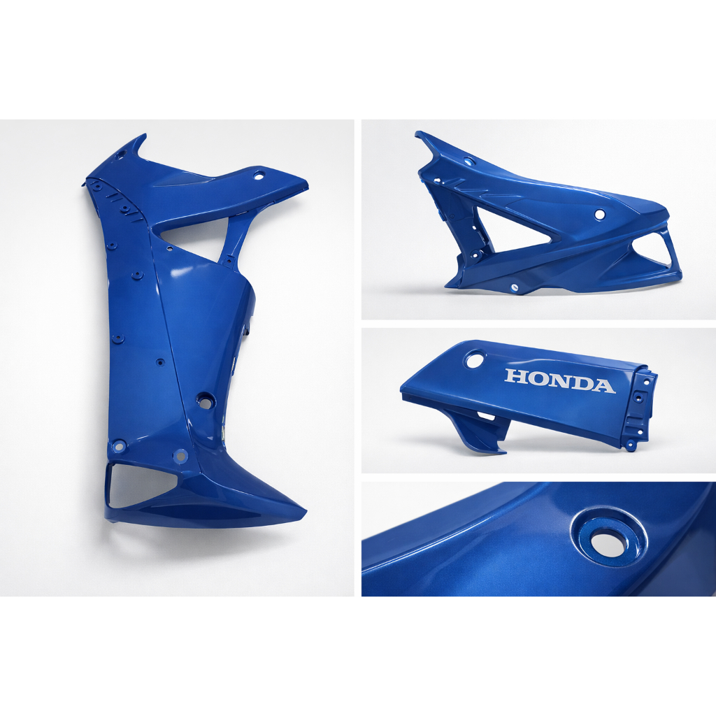 64400KTM850SBM - HONDA Cover Sayap Dalam Kanan Supra X 125 ABS Biru Original AHM NOS