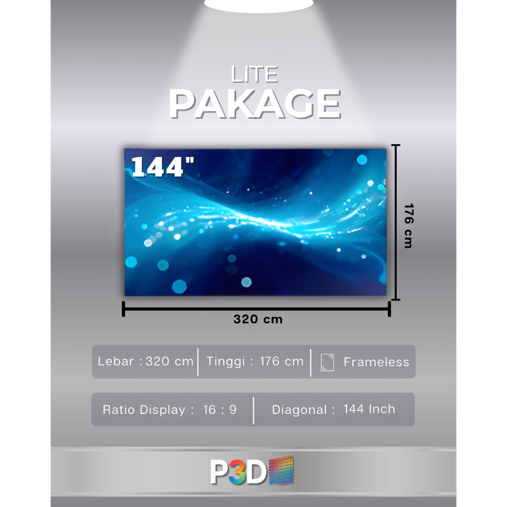 Paket Hemat Videotron P2,5 Indoor 144"Inc