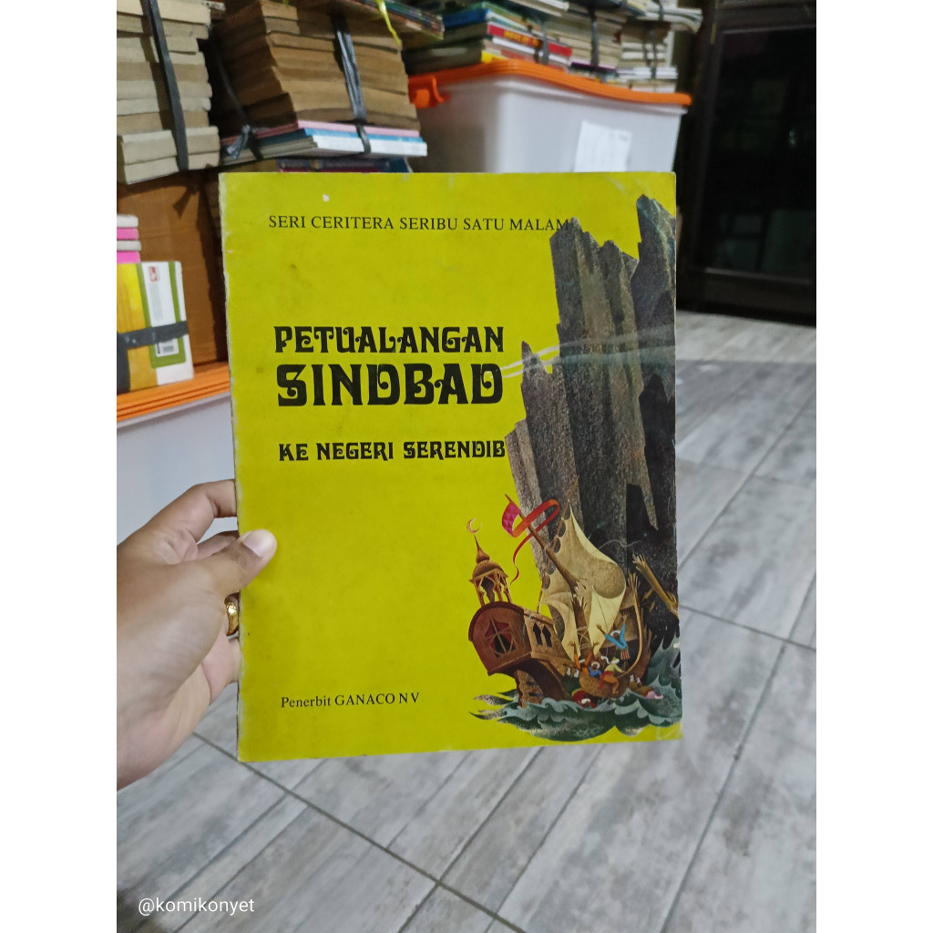 Buku Cerita Anak Klasik Seri Ceritera Seribu Satu 1001 Malam Penerbit Ganaco NV Petualangan Sinbab k