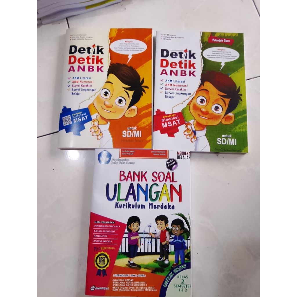 Bank Soal Ulangan Kurikulum Merdeka Detik Detik ANBK untuk SD/MI dan Petunjuk Guru