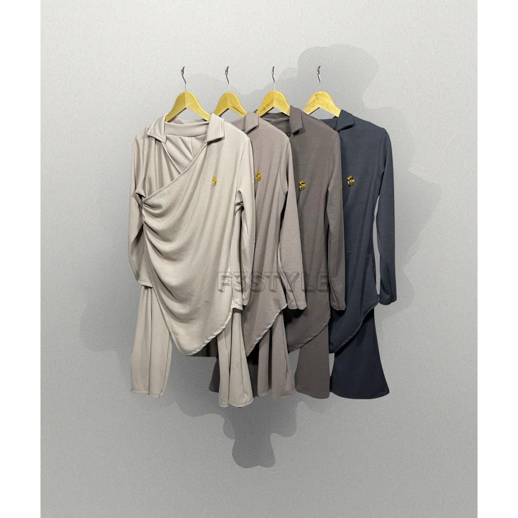 Daisy One Set Knit Cutbray - Setelan Knit Cutbray Premium