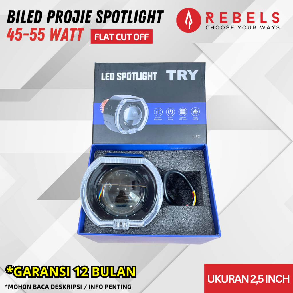 BILED SQL 2,5 INCH LAMPU MOTOR LAMPU MOBIL