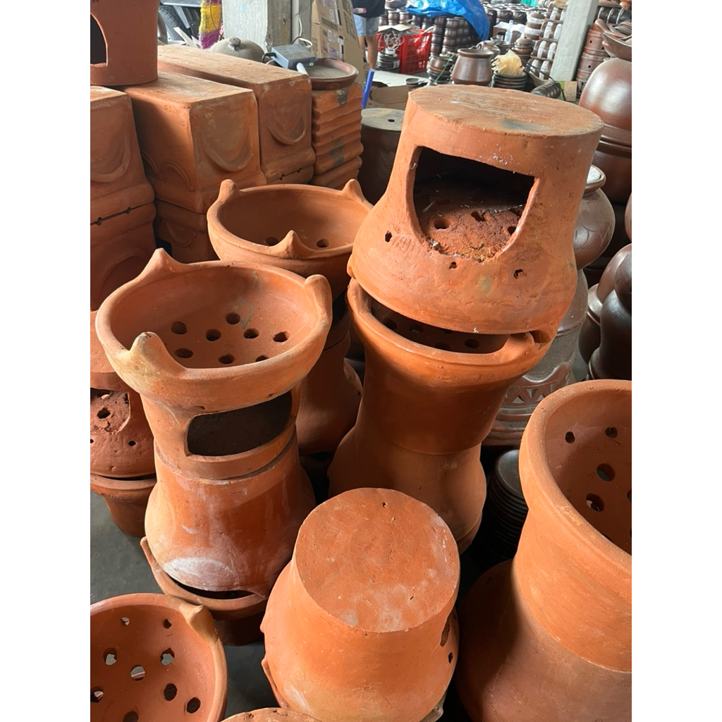 Tungku D30 Besar (FREE PACKING KAYU) Gerabah Tanah Liat Anglo Abangan Keren