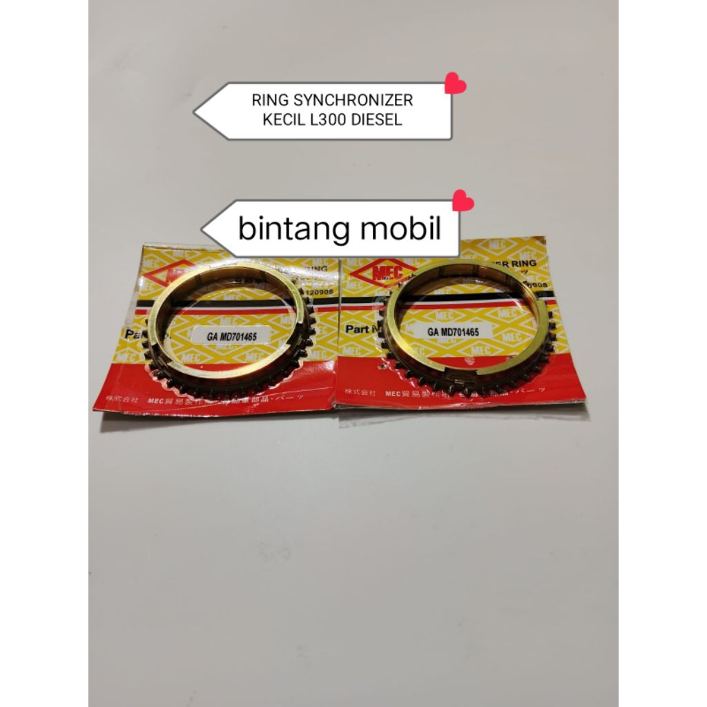 RING SYNCHRONIZER KECIL L300 DIESEL MD701465