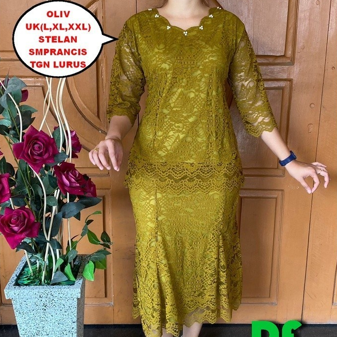 NN SHOOPI BAJU STELAN SEMI PRANCIS/STELAN KEBAYA SEMI PRANCIS/BAJU