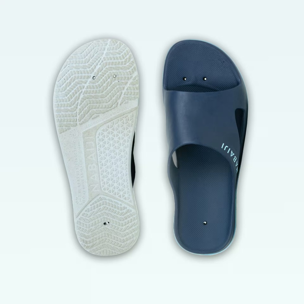 Nabaiji Sandal Selop Pria 500 New Biru Putih 8797336