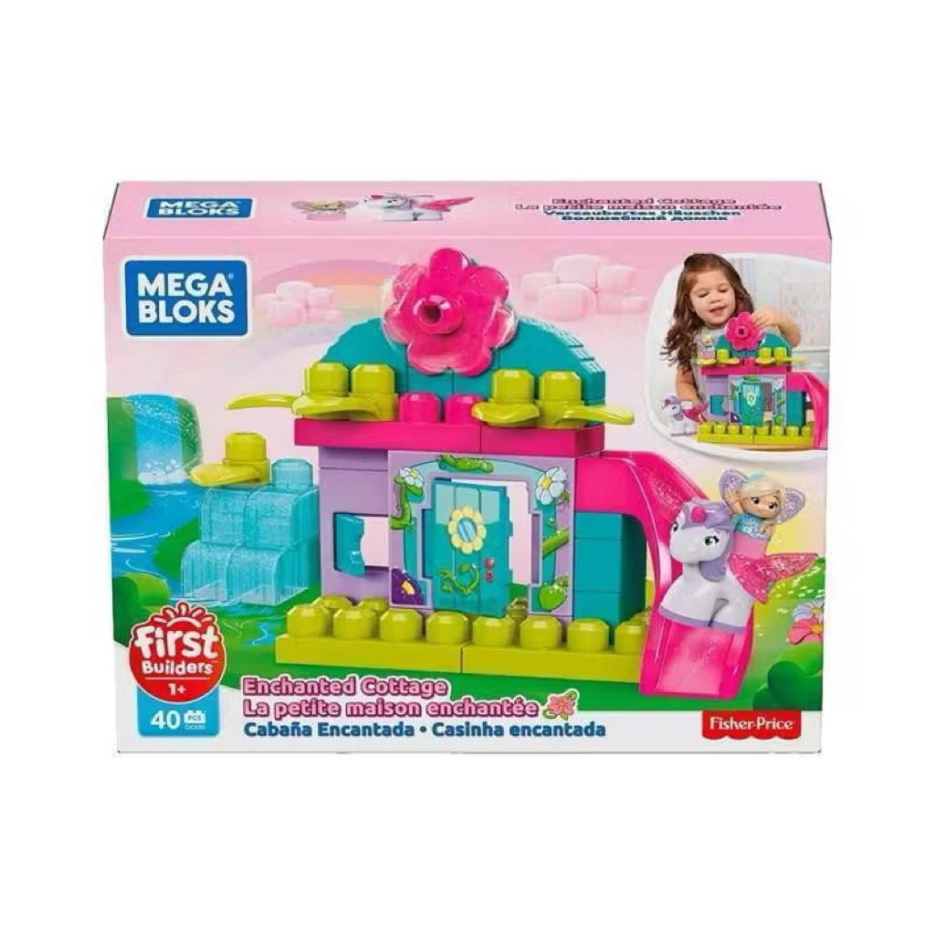 Mega Bloks First Builders Lil' Fairies Enchanted Cottage original