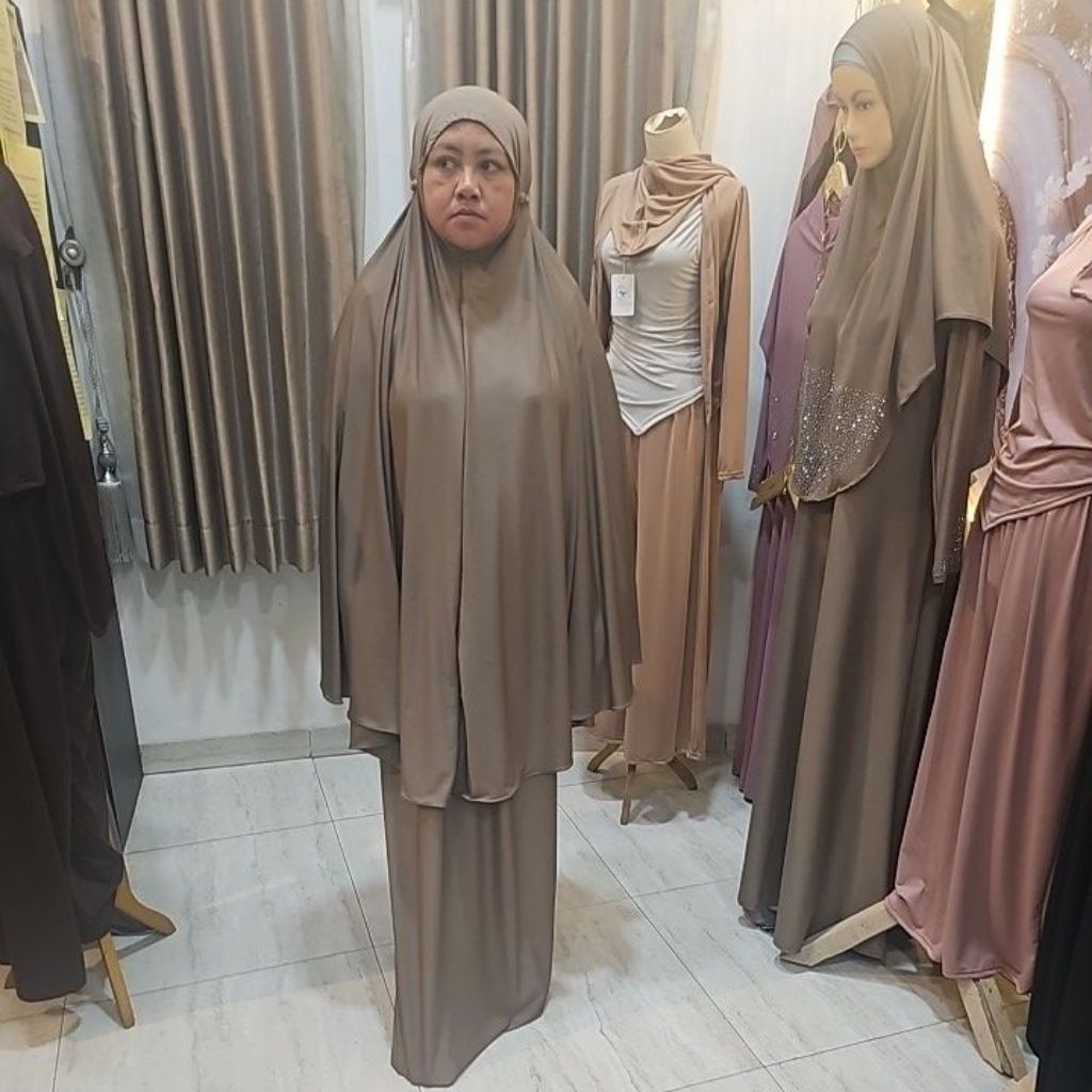 mukena Yuliana bahan jersey