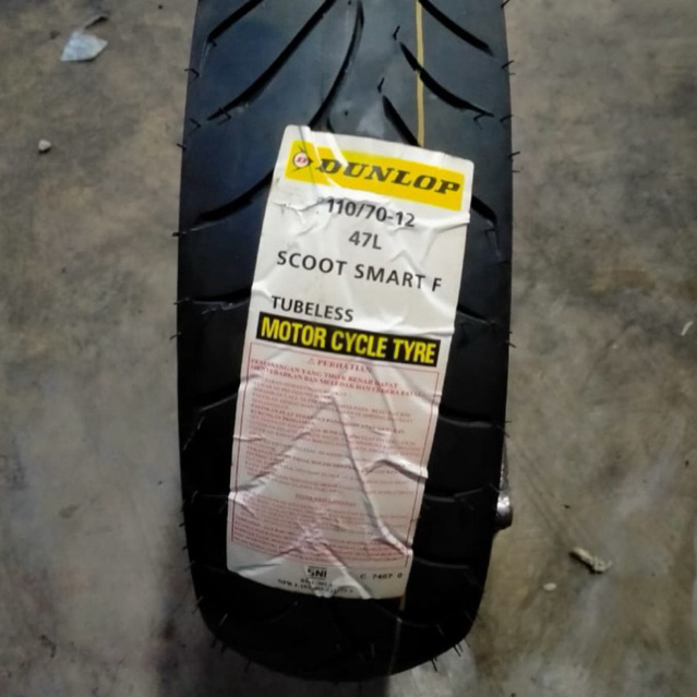 Ban Tubeless Dunlop Ring 12 110/70