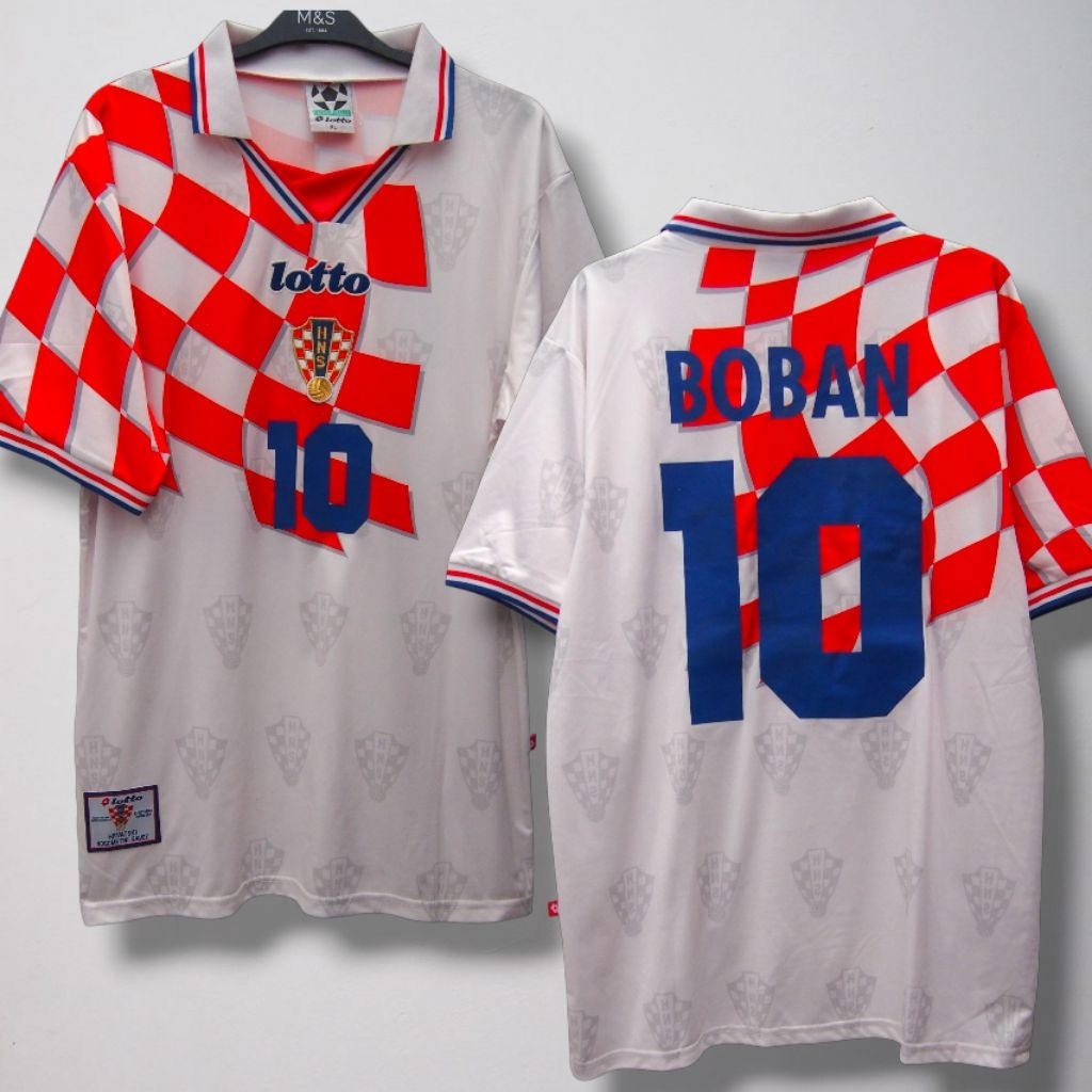 Jersey Retro Kroasia Away World Cup 1998 - Zvonimir Boban #10