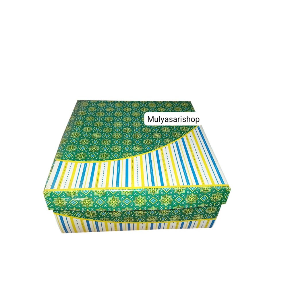 Dus Snack Aqua Motif, Dus Nasi Kotak Motif