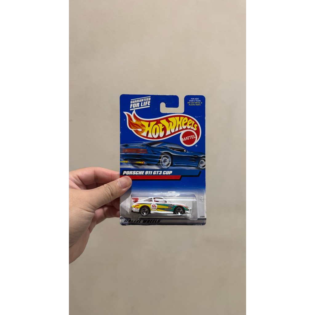 Hot Wheels Porsche 911 GT3 Cup Blue Card Rare HTF