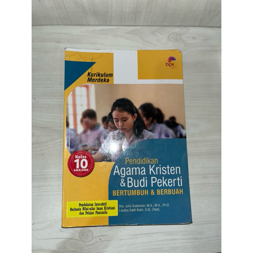 Buku Kelas 10 Agama Kristen Kurikulum Merdeka