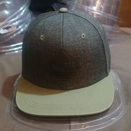 topi RAB, snapback, official tag by Flatiron Badge Cap.