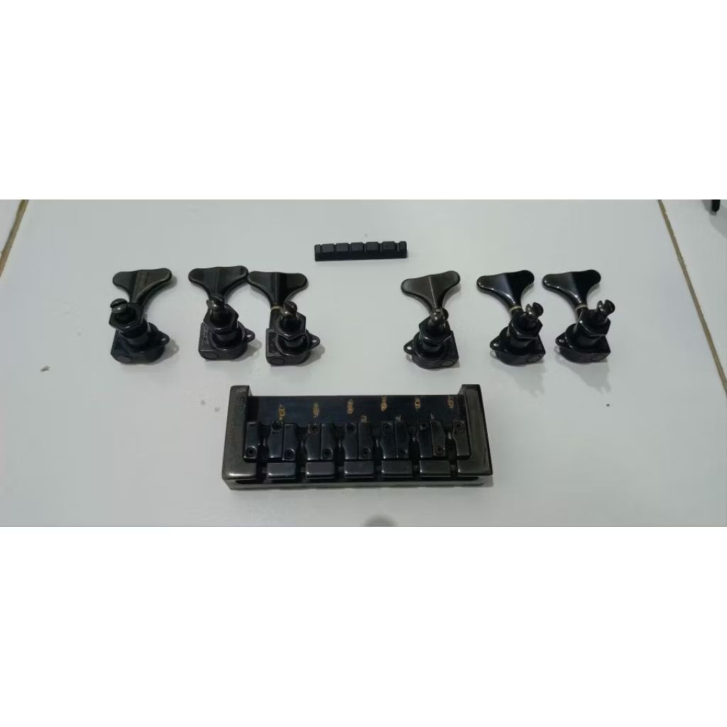 Bridge Bass Spector 6 strings Black + Dryer set