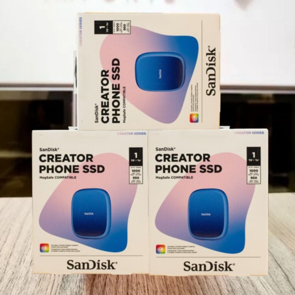 Sandisk Creator Phone SSD 1TB/2TB Resmi