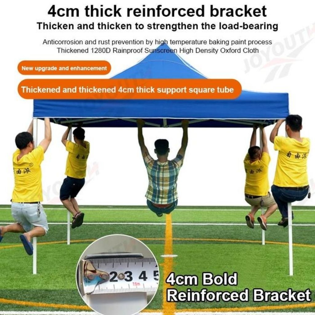 TERLARIS Tenda Lipat Jualan/tenda jualan 2x2/Tenda Bazar 1300D Outdoor/Tenda Bazar Pameran/Tenda gaz
