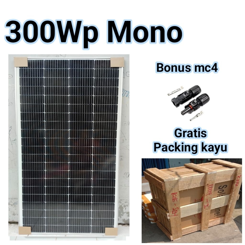 Solar Panel Maysun 300Wp Mono Solar Cell Panel Surya