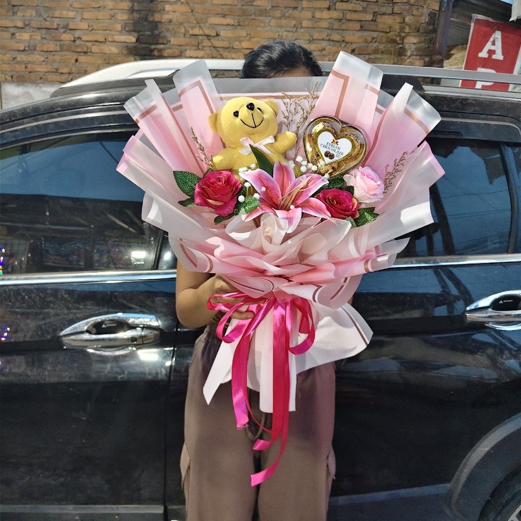 buket valentine | buket coklat love | buket silverqueen | kado medan | buket ulang tahun |gift medan