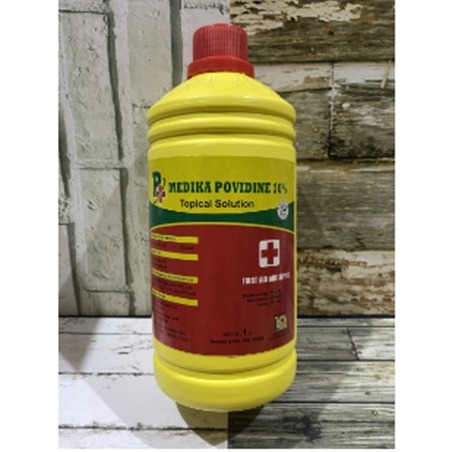 Povidone Iodine 1 Liter Obat Luka Medika Povidone / Povidone Iodine