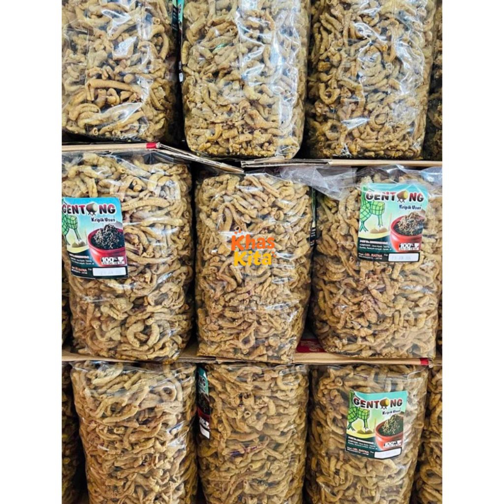 Keripik Usus Cap Gentong 1 Ball Isi 2 Kg