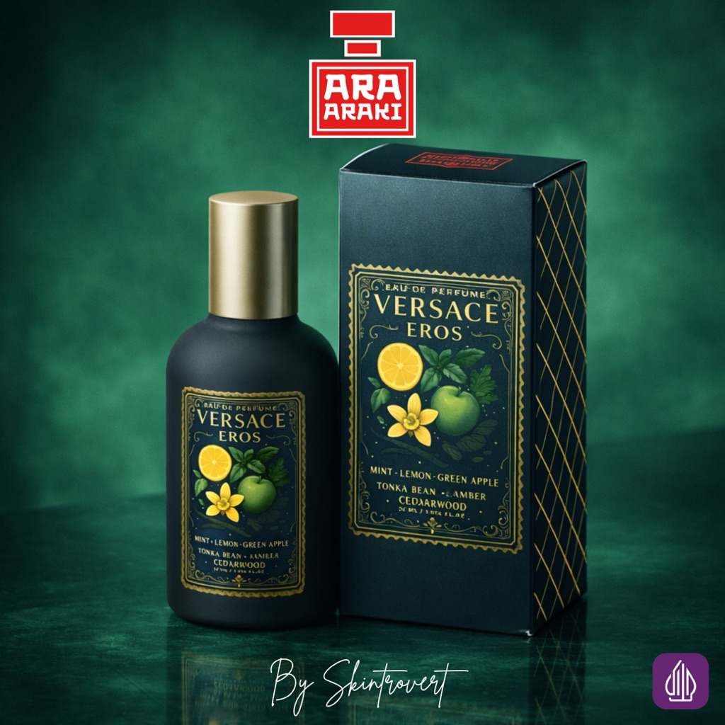 [NEW LAUNCH] ARA-ARAKI By SKINTROVERT EDP VERSACE EROS 30ML | EAU DE PARFUM FRAGRANCE SULTAN MEN ARO