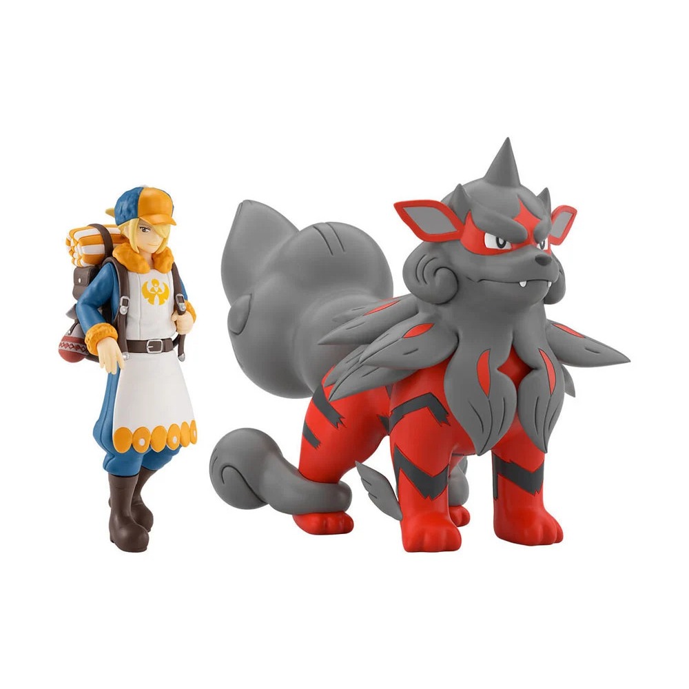 Pokemon Scale World Hisui Region Volo & Arcanine ( Hisuian Form ) Two-Pack