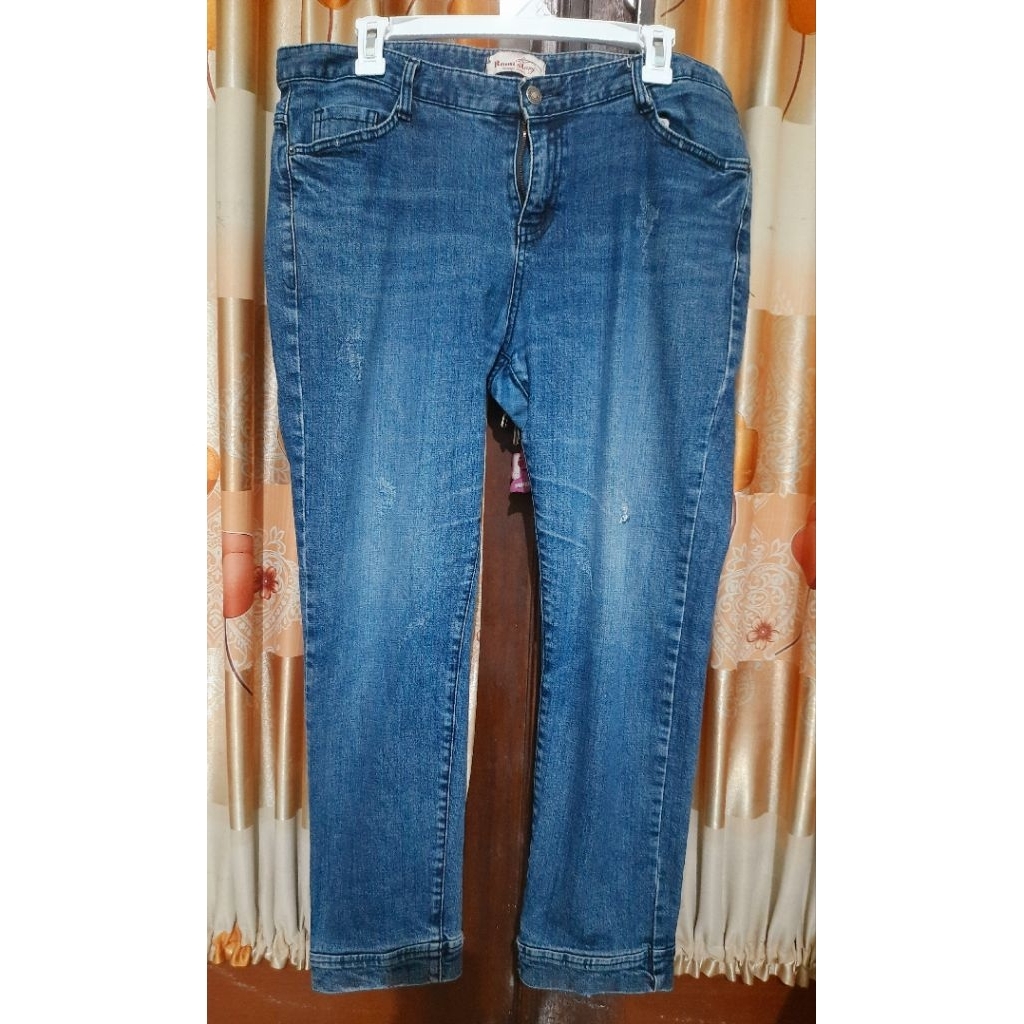 Celana Jeans Romi Story Biru ripet kecil