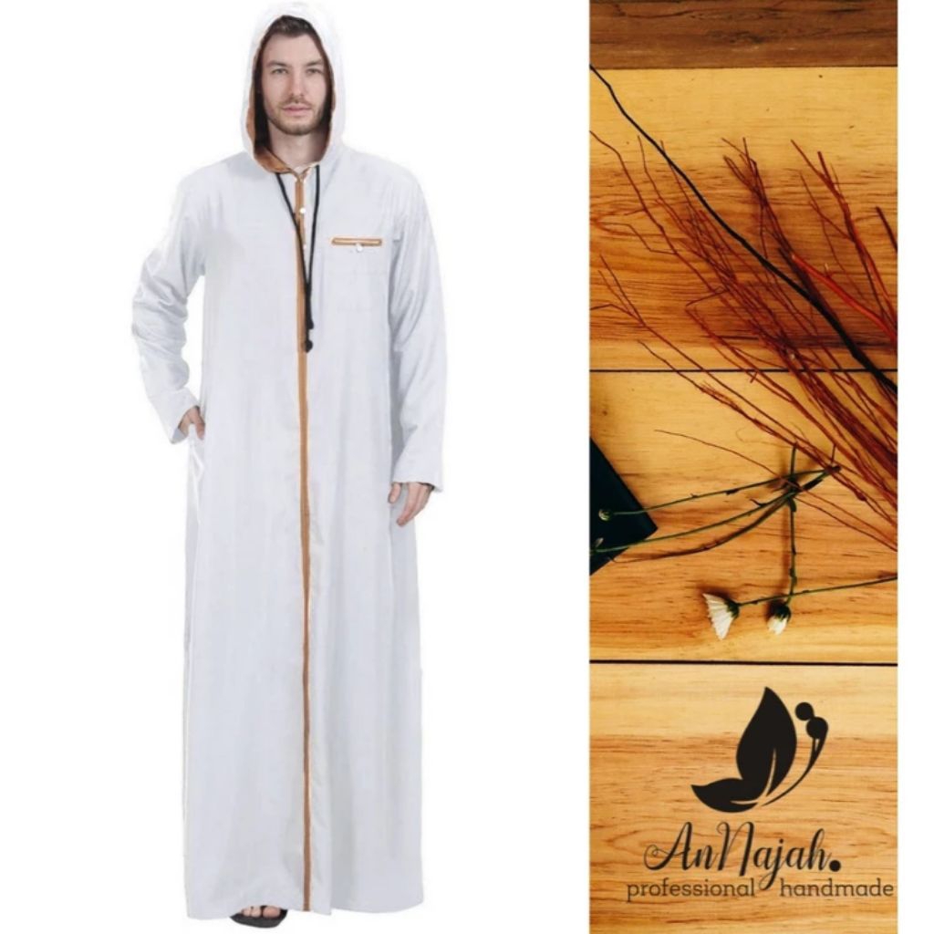 Hoodie Gamis Jubah Pria